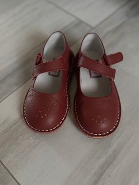 L'Amour Red Girls' Mary Jane Dress Shoes